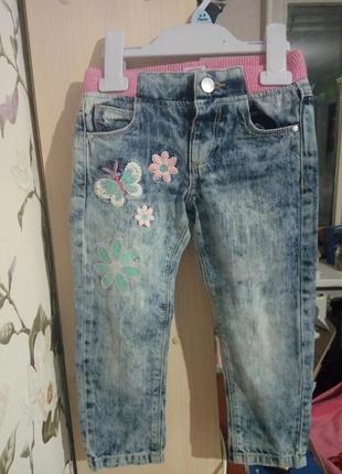 Джинси на дівчинку 2-3 роки