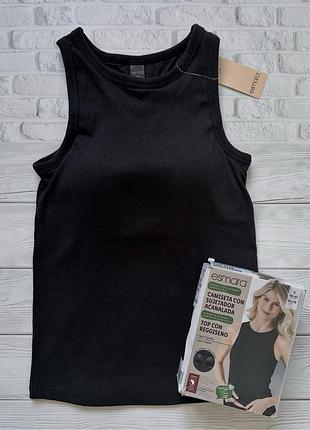 👙350грн👙s (36-38eur) 🛍у наявності🛍1шт  esmara майка з внутрішнім топом (з чашками)
