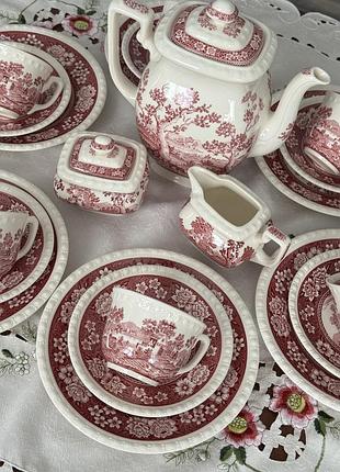 Вінтажний кавовий сервіз villeroy&boch rusticana