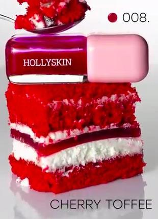 Масло для губ peptide lip oil hollyskin 4.2ml. номер: 008. cherry toffee
