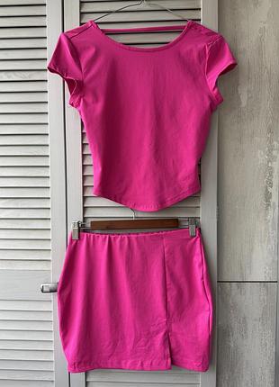 Яскравий костюм shein