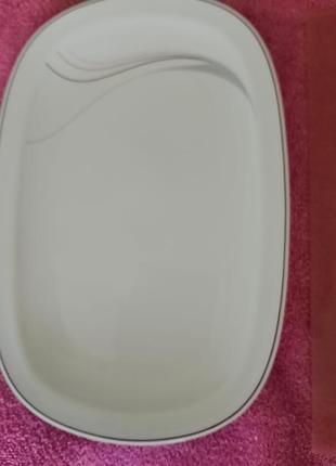 Овальное сервировочное блюдо noritake china из серии progression.