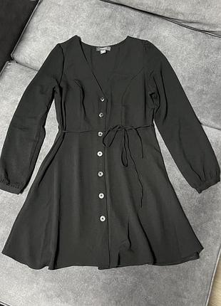 Чорна мінісукня primark 2