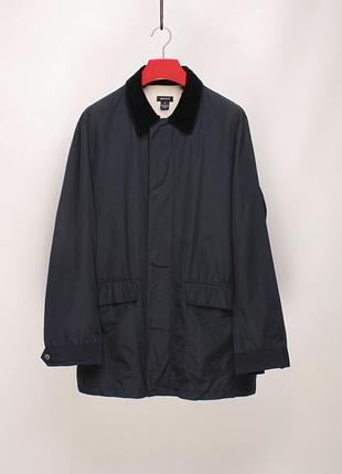 Дуже крутий, оригінальний men’s gant nylon full zip jacket dark blue size: xl