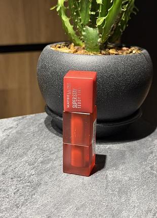Maybelline new york superstay teddy tint стойкая матовая помада-тинт для губ