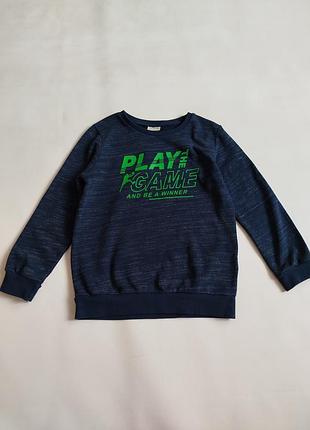 Lc waikiki kids свитшот с буквенным принтом для мальчиков 5-6 лет.