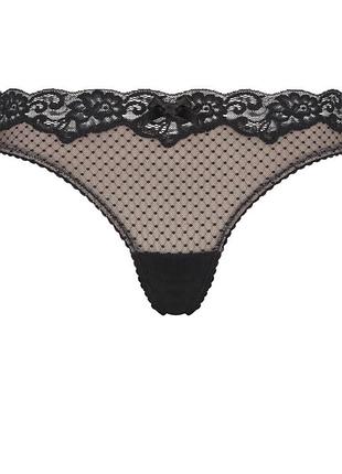 Мереживні стрінги hunkemöller у сіточку (розмір s, нові)