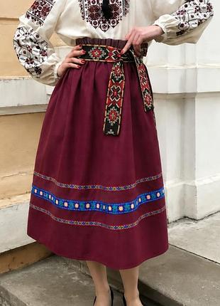 Нова спідниця до вишиванки  оверсайз