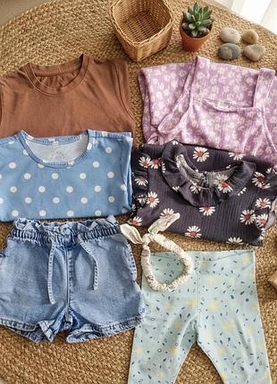 ​🌸 мега-сет літнього одягу для дівчинки на 18–24 міс (86-92 см) 🌸