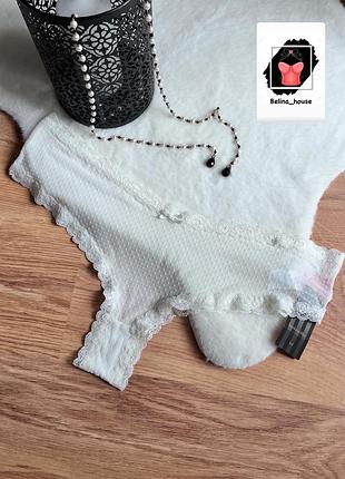 Білі трусики з сіточки та мережива від hunkemoller, 3xl