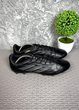 Adidas copa pure бутсы 46 размер полупрофи футбольные черные