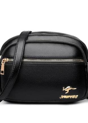 Сумка женская кроссбоди черная 003224