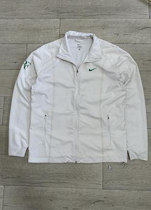 Олімпійка nike roger federer rf оригінал біла кофта найк теніс l