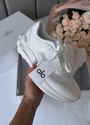 😍 женские кроссовки alo yoga runner white