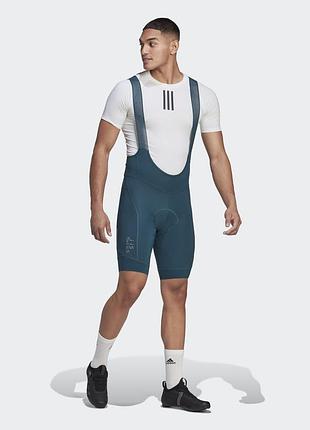 Мужские велосипедные шорты с подкладкой adidas the padded, зеленого цвета l