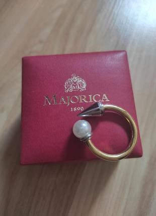 Кольцо majorica с жемчугом