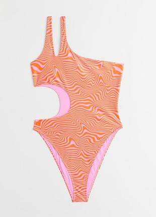 Слитный асимметричный купальник h&amp;m