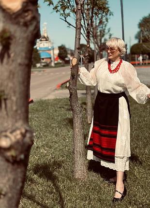 Плахта-вишивана, намисто в подарунок!