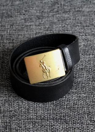 Ремінь шкіряний polo ralph lauren оригінал w33-37