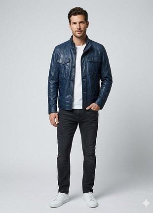 Куртка мужская кожаная higgs leathers