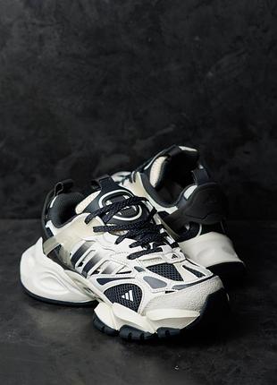 Adidas vento xlg runner deluxe white black grey
