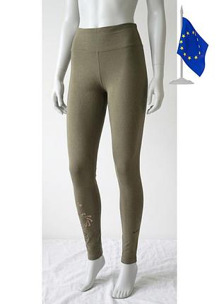 Легінси спортивні nike therma-fit оливкові m