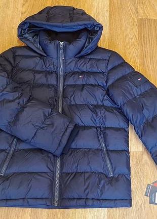 Куртка демисезонная мужская с капюшоном tommy hilfiger men's down alternative