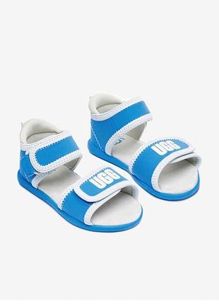 Оригінальні дитячі сині сандалі- ugg kids delta, з регульованими ремінцями,та ортопедичною устілкою.