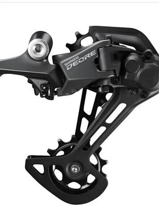 Задній перемикач shimano rd-m4120-sgs deore (10/11 швидкостей) — shadow, довга лапка, оригінал