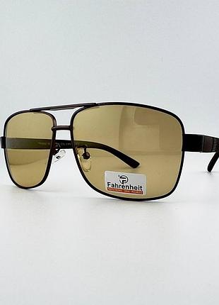 Окуляри-антифари fahrenheit fh602 col.03: фотохром (хамелеон) + поляризація для водіння удень і вночі