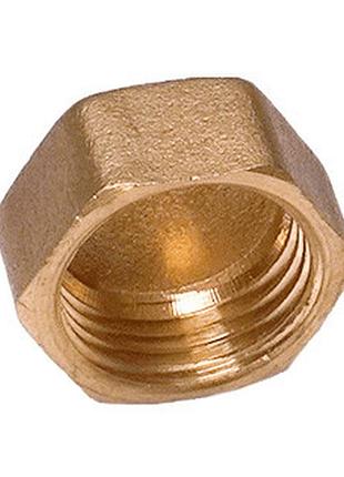 Заглушка 3/4" вн. латун., (без покрытия),10/400шт