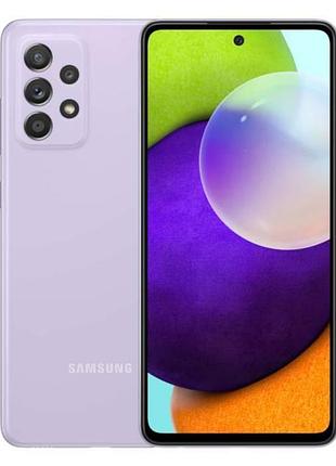 Смартфон samsung galaxy a72 (a725f) 6/128gb light violet 6.7" 2400x1080 2sim lte nfc bluetooth 5.0 5000 mah міцний