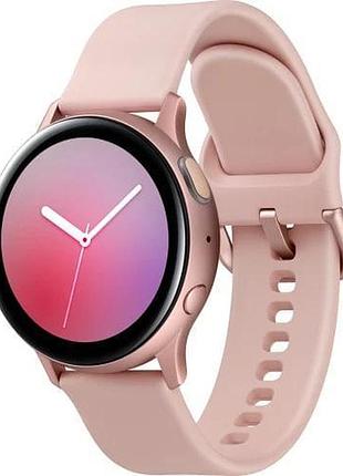 Умные часы samsung galaxy watch active 2 44mm gold aluminium super amoled nfc 1.4” ip68 340 ма сучасний