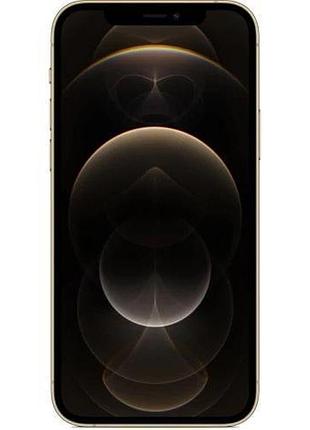 Смартфон apple iphone 12 pro 256gb gold 6.1 oled a14 bionic 4k nfc face id lidar 2815 mah 67 2