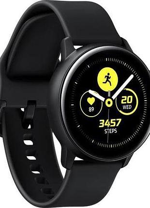 Смарт-годинник samsung galaxy watch active black super amoled 1.1”, exynos 9110 1.15 ггц, 4 гб, nfc міцний