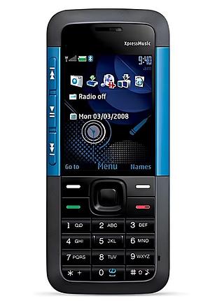 Мобильный телефон nokia 5310 xpressmusic blue 2.1" 320x240 2 мп gsm 860 мач 67