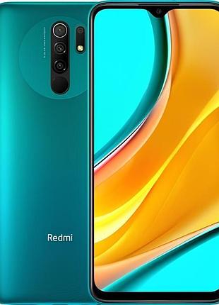 Смартфон xiaomi redmi 9 3/32 гб ocean green 6.53" 2340x1080 2sim 4g 5020 mah ips full hd nfc android 10 сучасний