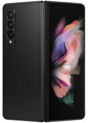 Смартфон samsung galaxy fold 3 12/256gb black 7,6" snapdragon lpddr5 4k nfc 4400 mah міцний