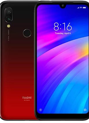 Смартфон xiaomi redmi 7 3/32gb lunar red 2sim 6.26" ips 1570x720 12 мп + 2 мп 4000 mah 67