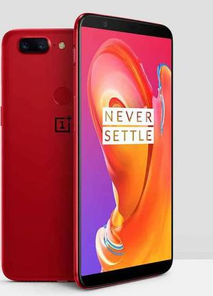 Смартфон oneplus 5t 8/128gb red 2sim 6" gps 16+20 мп міцний
