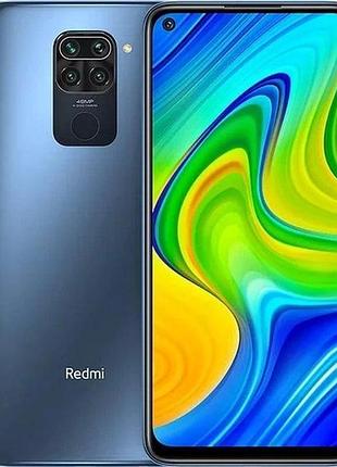 Смартфон xiaomi redmi note 9 4/64gb blue 6.53" 2340x1080 ips 60 гц 2 sim lte 5020 mah 67