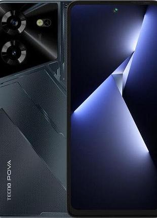 Смартфон tecno pova 5 (lh7n) 8/128гб mecha black 2 sim 6.78" 50 мп nfc 6000 маг 67