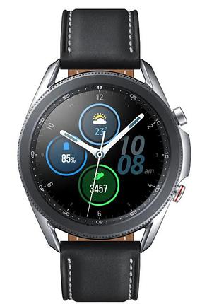 Смарт-часы samsung galaxy watch 3 bt 45mm mystic silver (r840), wi-fi, bluetooth, nfc, super amoled сучасний