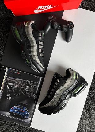 Nike m air max 95 prm black grey lime
