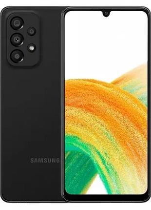 Смартфон samsung galaxy a33 5g 6/128gb black 6.4` 2 sim super amoled 2400 × 1080 (full hd+) 48mp nfc 5000 маг сучасний