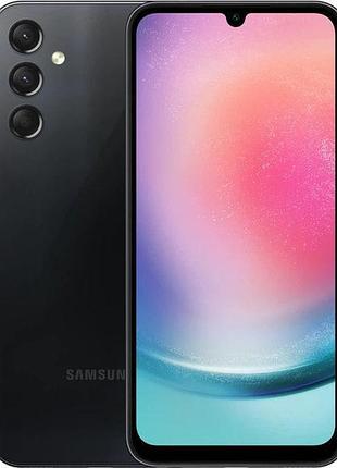 Смартфон samsung galaxy a24 6/128gb black 2 sim 6.5" 90 гц helio g99 nfc 5000 mah 67