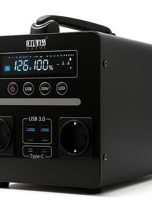 Портативна зарядна станція osema tbz2, 780w, 680wh, 220v, usb 3.0, usb type-c, вбудований дисплей 67