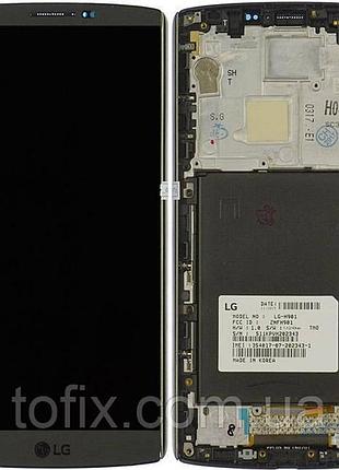 Дисплей lg h900, lg v10, h901, h960, h961, vs990 дисплей+тачскрин(модуль) черный в рамке. 67