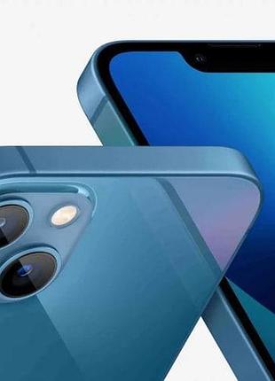 Смартфон apple iphone 13 128gb blue 6.1" a15 bionic 4k 60fps face id nfc міцний 5