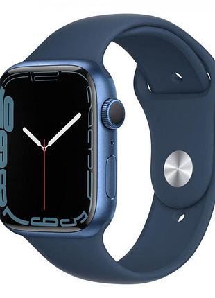 Смарт часы smart watch i7 pro max с сенсорным экраном, blue міцний